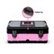 Pink Power Pink Tool Box for Women - 18" Small Metal & Plastic Portable Lightweight Pink Locking Empty Toolbox Chest - Craft Tote Storage Tool Case Organizer for Ladies Pink Tool Set Kit